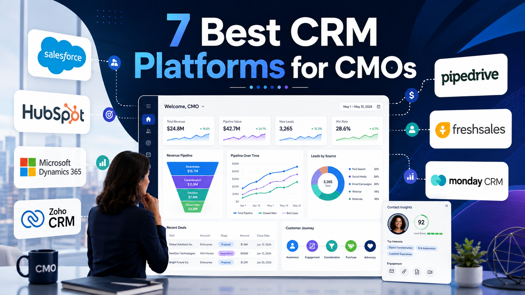 Best CRM Software for CMOs: 7 Platforms to Compare in 2026