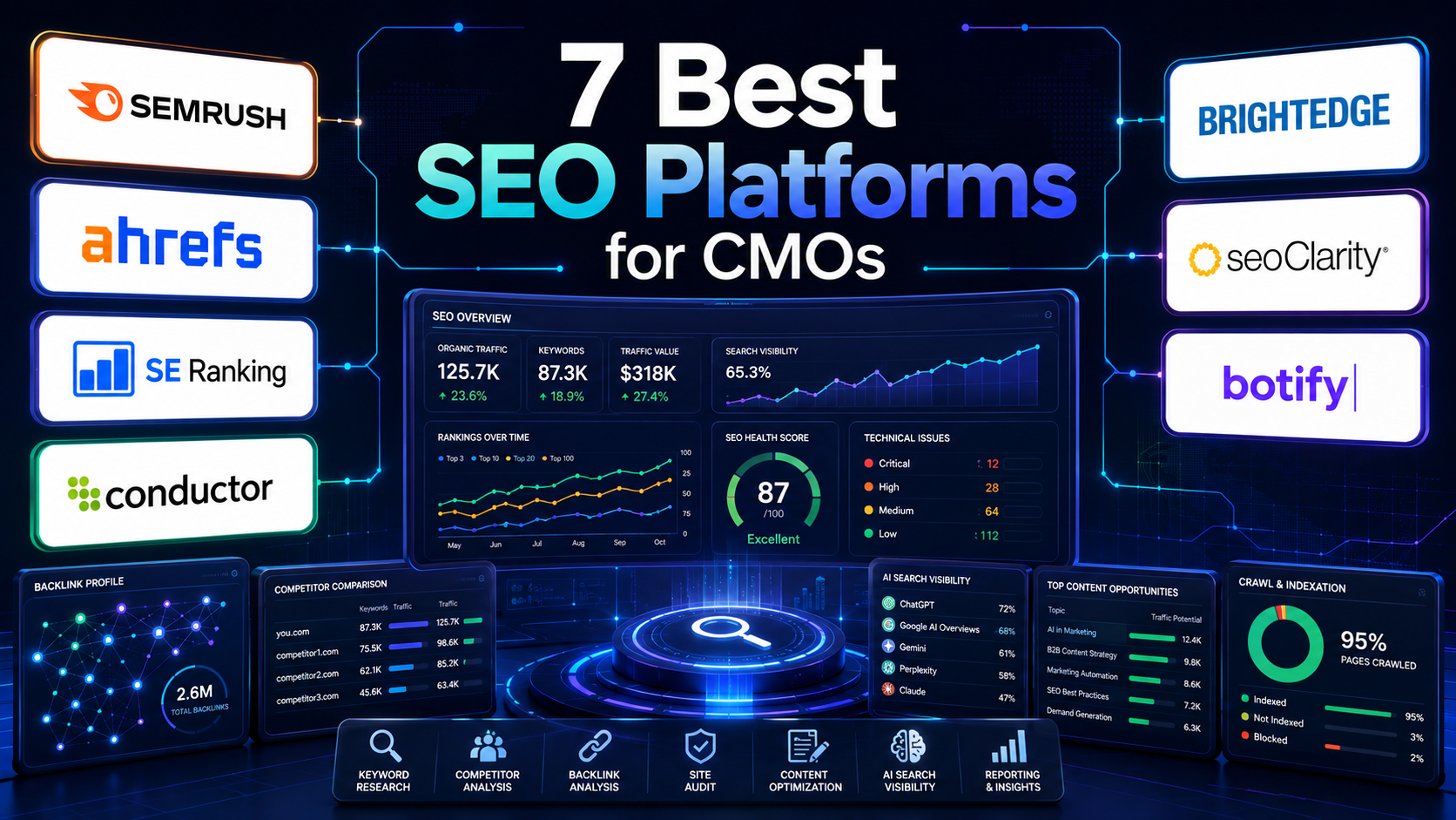 7 SEO Platforms CMOs Should Know in 2026