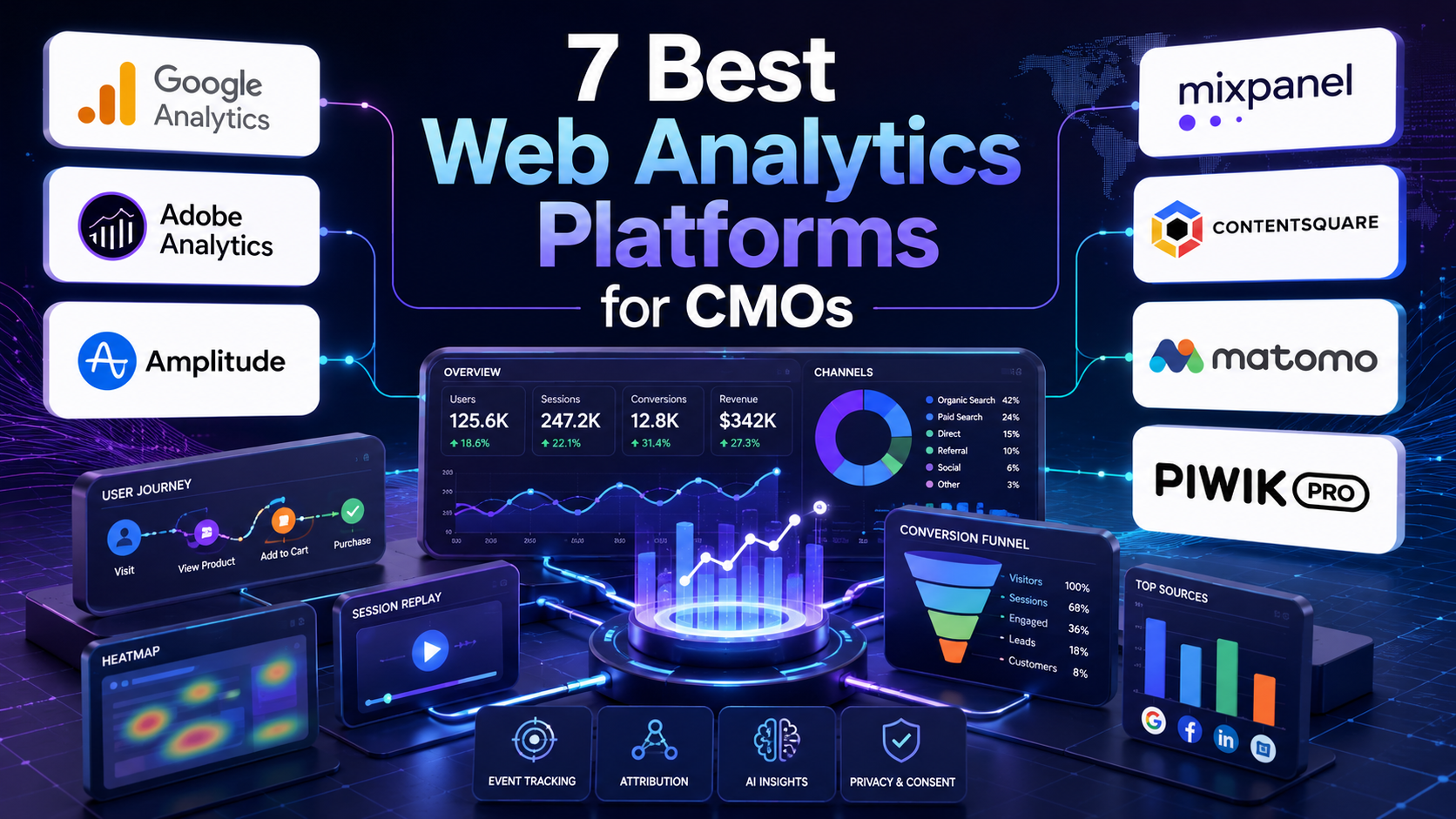 Web Analytics for CMOs: 7 Platforms Worth Comparing in 2026