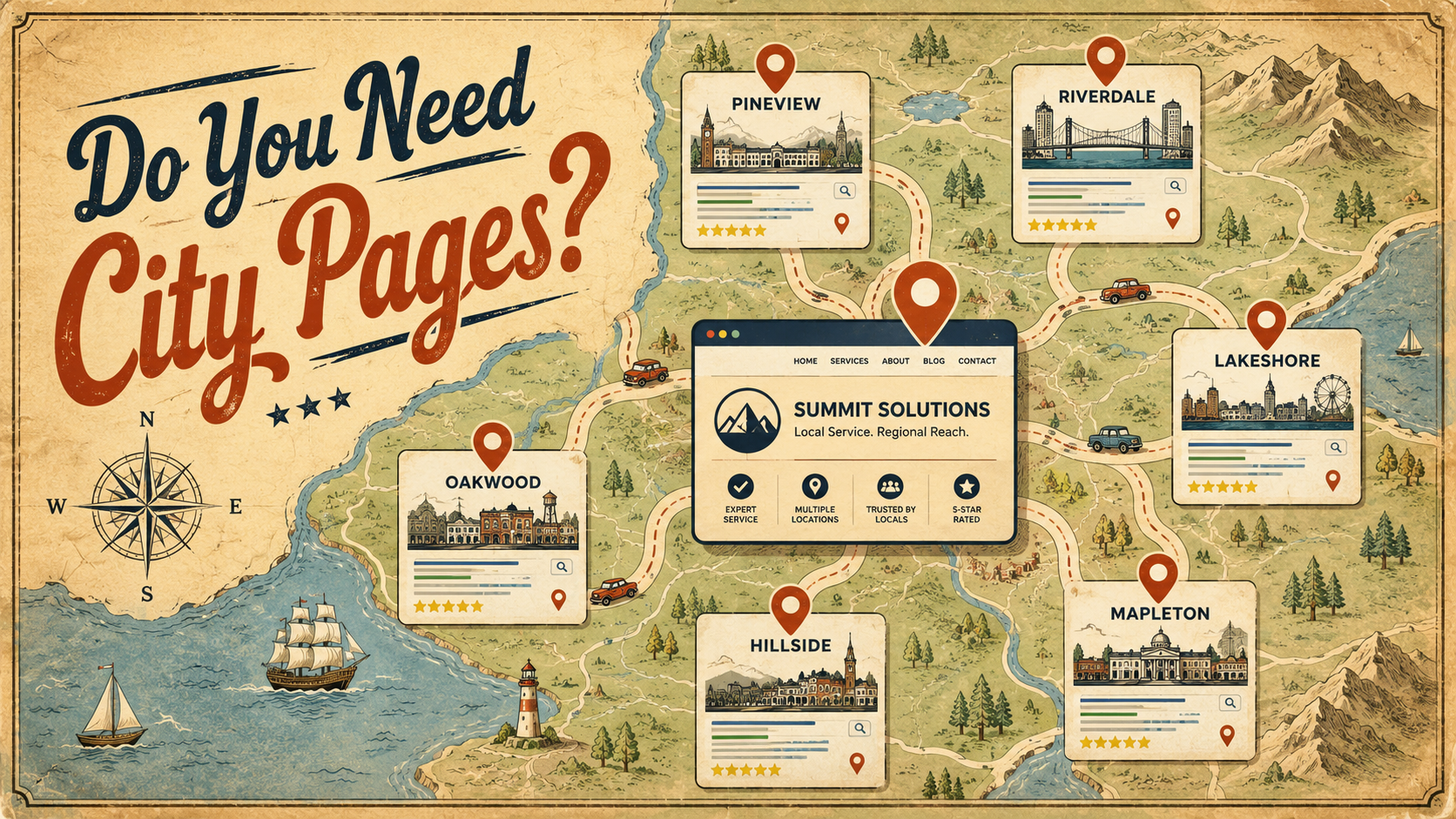 Do You Need a Separate SEO Page for Every City You Serve?